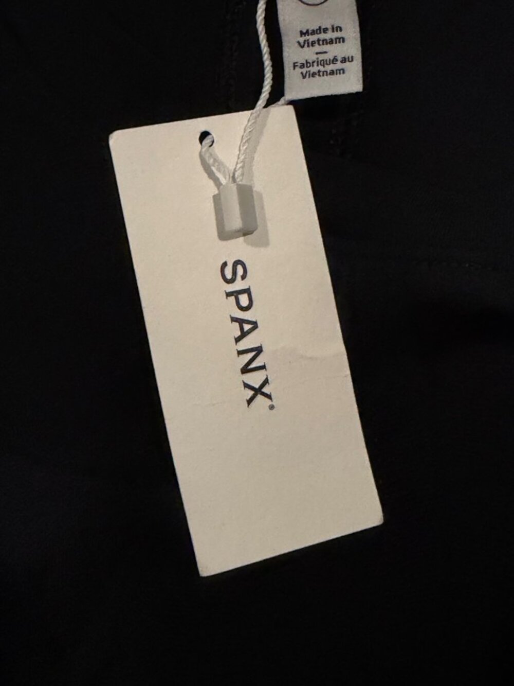 NWT Spanx Sleek Jersey Ruched Tank Dress Black Sz Small - Picture 6 of 9